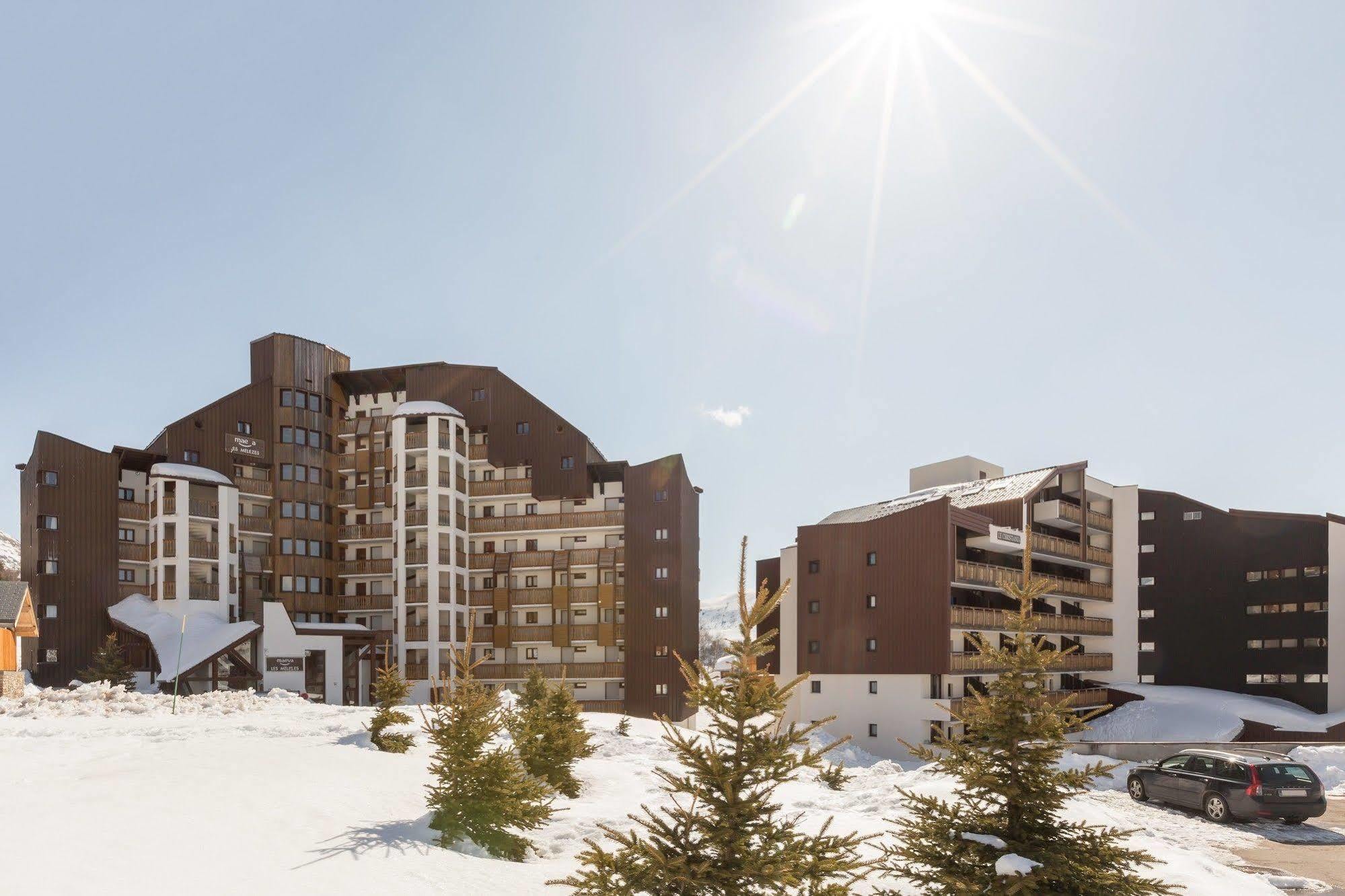 Residence Les Melezes Alpe d'Huez Exterior foto